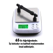 Şah Kulp Mobilya Mutfak Dolabı Çekmece Dolap Kulpları Kapak Kulpu Kulbu Siyah (96 MM-9.6 CM) Metal - 5