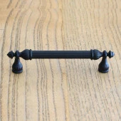 Şah Kulp Mobilya Mutfak Dolabı Çekmece Dolap Kulpları Kapak Kulpu Kulbu Siyah (96 MM-9.6 CM) Metal - 8