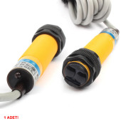 E3F-R2N2 Reflektörlü Ir Kızılötesi Mesafe Sensör NPN NC İnfrared Optik 2 Metre Engel Cisim - 4