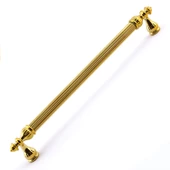 Şah Kulp Mobilya Mutfak Dolabı Çekmece Dolap Kulpları Kapak Kulpu Kulbu Gold Altın 224 mm Metal - 6