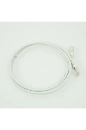 Bakır Patch Kablo Cat5e Utp 0,5mt Pvc Gri Patch Cord Rj45 Korumasız 2 Yıl Garantili 5 Adet - 1