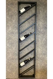 Dekoratif Duvara Şarap Rafı - 1