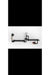 Dekoratif Duvara Borudan Raf - 1