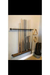 Dekoratif Duvara Borudan Raf 4'lü Set - 1