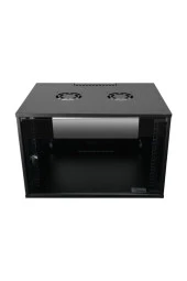 4U 600x600 Mm Duvar Tipi Soho Rack Kabinet Siyah 2 Yıl Üretici Garantili thumbnail 1