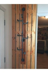 Dekoratif Duvara Borudan Askılık - 1