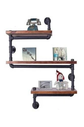 Dekoratif Duvara Borudan Raf - 1