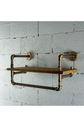 Dekoratif Duvara Borudan Raf - 1