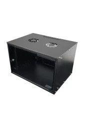 4U 545x400 Mm Duvar Tipi Soho Rack Kabinet Siyah 2 Yıl Üretici Garantili thumbnail 2