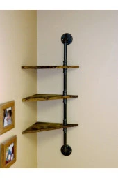 Dekoratif Duvara Borudan Raf - 1