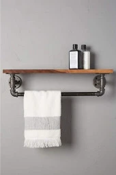 Dekoratif Borudan Duvara Raf - 1