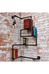 Dekoratif Duvara Borudan Raf thumbnail 1