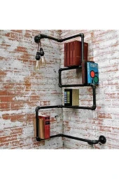 Dekoratif Duvara Borudan Raf thumbnail 2