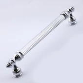 Şah Kulp Mobilya Mutfak Dolabı Çekmece Dolap Kulpları Kapak Kulpu Kulbu Krom Renk 128 mm Metal thumbnail 7