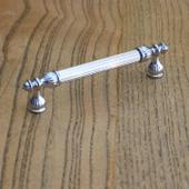 Şah Kulp Mobilya Mutfak Dolabı Çekmece Dolap Kulpları Kapak Kulpu Kulbu Krom Renk 128 mm Metal thumbnail 3