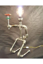 Dekoratif Masaüstü Insan Modeli Aydınlatma Lambader - 1