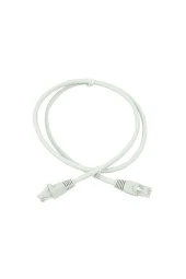 Bakır Patch Kablo Cat6a Utp 1mt Lszh Gri Patch Cord Rj45 Korumasız 2 Yıl Garantili 5 Adet - 1