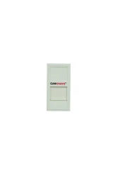 25 Adet Duvar Prizi 22,5x45mm Fildişi Renkli Faceplate - 1