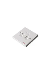 25 Adet Faceplate 2 Port 86x86 Tip Fildişi Modüler Data Prizi 2 Yıl Üretici Garantili - 3