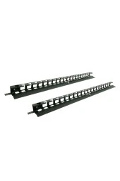 42u 800mm Kabinler Için Dikey Kablo Düzenleyici Siyah 2 Yıl Üretici Garantili - 5