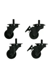 Rack Kabinet Tekerlek Seti Poliamid 4'lü Set 2 Yıl Üretici Garantili - 1
