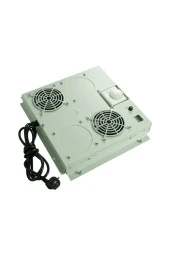 2'li Rack Kabinet Fan Modülü Termostatlı Ral 7035 Gri 2 Yıl Üretici Garantili thumbnail 7