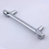 Prade 128 Mm Krom Metal Kulp Mobilya Çekmece Mutfak Kapak Dolap Kulpları Kulbu Dolabı Kulpu - 7