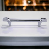 Prade 128 Mm Krom Metal Kulp Mobilya Çekmece Mutfak Kapak Dolap Kulpları Kulbu Dolabı Kulpu - 3