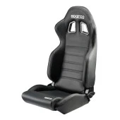 SPARCO R100 DERİ CADDE KOLTUĞU SİYAH - 1