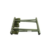 T.Concept Dekoratif Rahat Konforlu Katlanabilir Metal Kamp Taburesi - 4