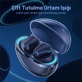 Baseus BT5.3V Oyun ve Müzik Modlu Mikrofonlu Bluetooth Kulaklık, Uzun Şarjlı Led Işıklı Gecikmesiz Kulaklık - 9