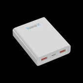 eNeRX Powerbank 10000 mAh 2.1 Amper ENR-P10C Beyaz - 2