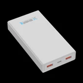 eNeRX Powerbank 20000 mAh 2.1 Amper ENR-P20C Beyaz - 2