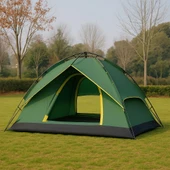 YekOutdoor 4 Kişilik Çift Katmanlı Otomatik Çadır 220x250x160 - 1