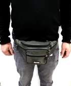 Seventeen Siyah Çok Gözlü Bel Çantası (3432)  - 31cm x 14cm Ebat thumbnail 2