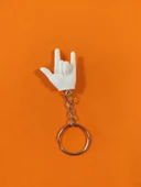 Rock and Roll İşareti Eğlenceli Anahtarlık thumbnail 1