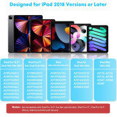 Bravesons Apple Ipad 10,9 10.nesil Uyumlu Avuç Içi Reddi Aktif Dokunmatik Özel Çizim Yazı Kalemi Stylus Pen - 3