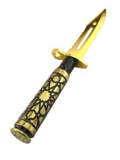 Zarf - Mektup Açacağı 50 Cal. Kovan  - Gold Görünümlü - 1