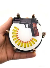 Bardak Altlığı Seti 4 lü - 14 Lü Tabanca - 3