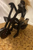 Ahşap Primitif Yamyam Yerli Aborjin İnka Motorlu Harley El İşi Hand Made thumbnail 6