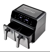 King KYF28 MagicChef XXL 4+4 lt Yağsız Fritöz thumbnail 3