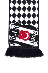 Beşiktaş Orijinal Dokuma Atkı + Tükenmez Kalem Set Hediyelik Ahşap Kutulu thumbnail 8