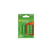 GP AA 2600 mAh Şarjlı Şarj Edilebilir Kalem Pil 4+2 Li Paket - 1