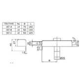 Kale 157 B Tirajlı Demir Kapı Kilidi - 2