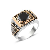 Gümüş Zirkon Taşlı Yüzük - 1