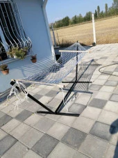 Metal Hamak Ayağı Metal Hamak Demiri Siyah Renk Abronya - 2