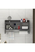 İNARCH DİZAYN Asya Duvar Rafı Antrasit - 3