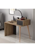 İNARCH DİZAYN M001 Nade Aynalı Makyaj Masası Antrasit/Çırağan thumbnail 4