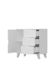 İNARCH DİZAYN Valencia (3 Çekmece 1 Dolap) Şifonyer Beyaz thumbnail 6