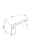 İNARCH DİZAYN İnarch Çalışma Masası Beyaz - 7